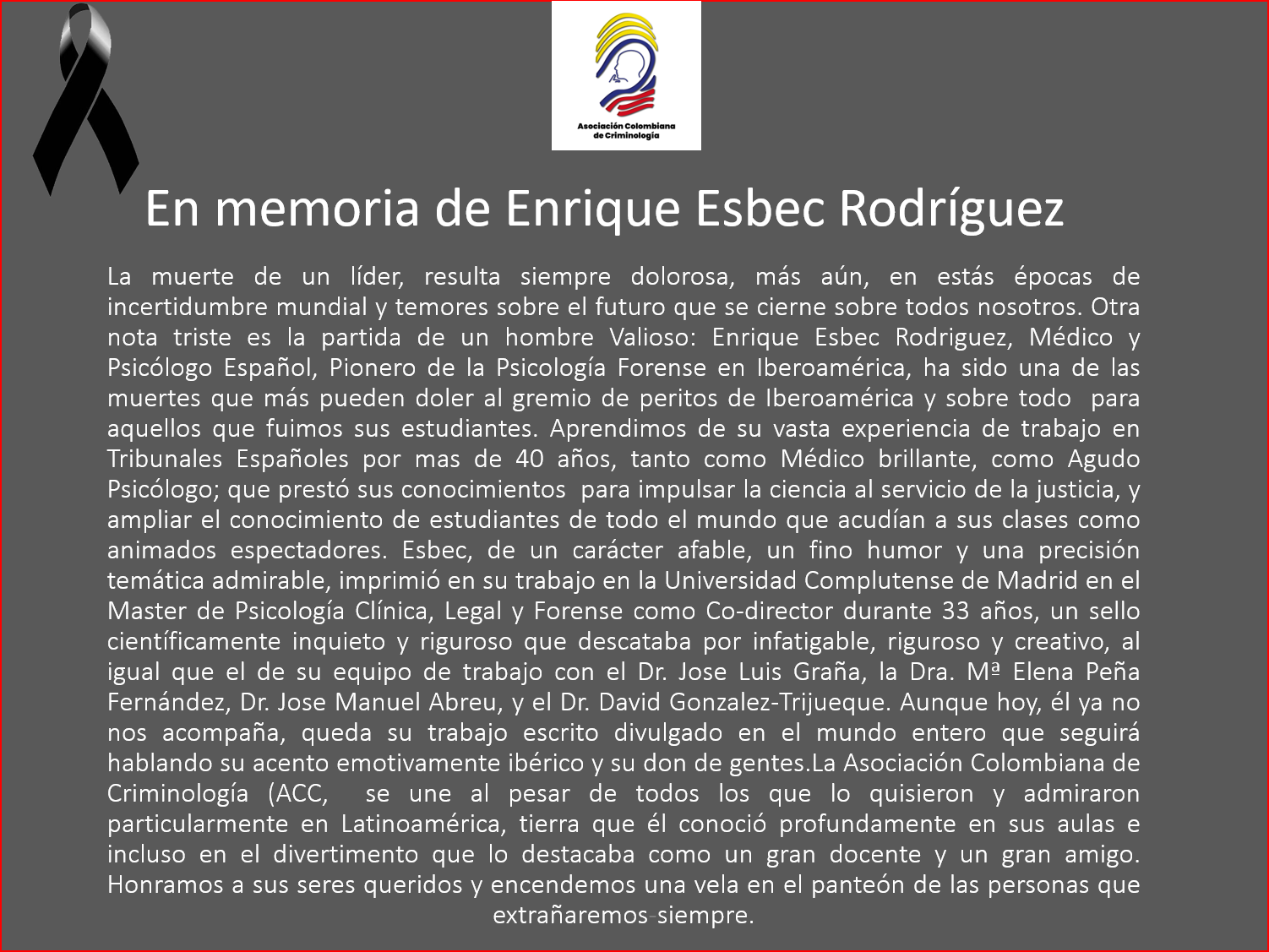 En memoria de Esbec II